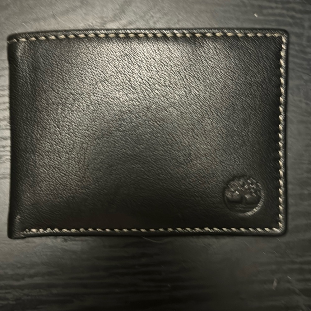 Black Timberland Genuine Leather Wallet.